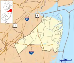Sandy Hook Light is located in Monmouth County, New Jersey