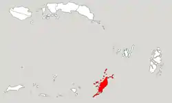 Location within Maluku