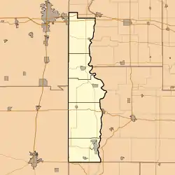 Tree Spring is located in Vermillion County, Indiana