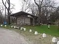 Log cabin at Lindsborg Old Mill & Swedish Heritage Museum