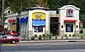 A former co branded Long John Silver's and Taco Bell in Kent, Ohio before becoming exclusively Taco Bell