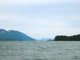Looking southward down Arthur Passage
