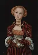 Magdalena of Saxony, first wife of Joachim II Hector