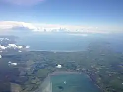 Aerial view of Luce Bay