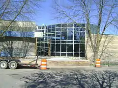 Ludington Public Library new side entrance work of 2012