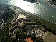 Koblenz, the northern gateway to the world heritage site, with the Ehrenbreitstein Fortress