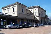 Lugano main line station building prior to the 2016-17 renovation