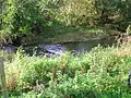The Old ford across the Lugton Water near the site of the Waulkmill.