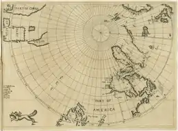 Map of the voyage of Luke Foxe