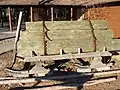 A typical sled used to transport logs to the riverbank