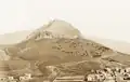 Lycabettus c.1870-80, without St. George's Chapel and before the modern planting of pine trees
