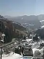 Mühlbach am Hochkönig as seen from the Karbachalm gondola