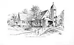 Methodist Episcopal Church, Dallas, Pennsylvania, completed 1889.