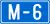 Bosnia and Herzegovina M6 road shield