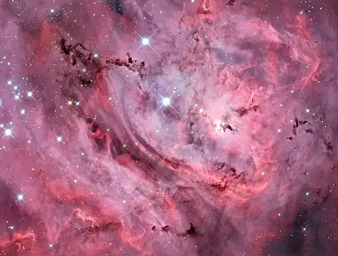 Center of the Lagoon Nebula