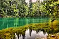 Colourful mineral lakes