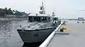 An MPAC Mk 3 docked at the Naval Station Jose Andrada in Manila