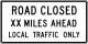 Road closed ahead