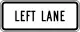 Left lane