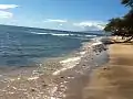 Maalaea "Coral Gardens" beach, looking north