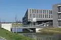 UWCM campus, bridge over the moat