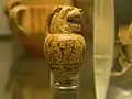 Macmillan aryballos on display in the British Museum