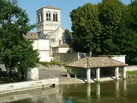 The church in Magnac-sur-Touvre