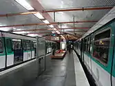 Line 7 platforms at Mairie d'Ivry