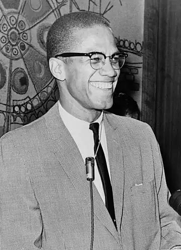 Image 9Malcolm X (born Malcolm Little; May 19, 1925 – February 21, 1965), also known as El-Hajj Malik El-Shabazz, was an African American Muslim minister, public speaker, and human rights activist.Credit:Usmanmiski