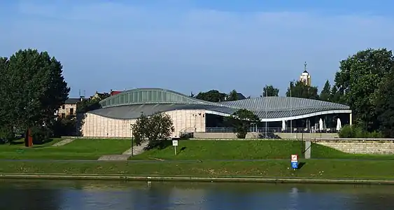 Manggha Museum of Japanese Art and Technology in Cracow, Poland, by Arata Isozaki and Krzysztof Ingarden (1994)
