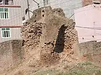 Mani Majra Fort, ruined courtyard view