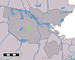 Location of De Baarsjes in Amsterdam