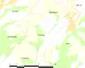 Map of the commune