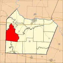 Location in Cooper County