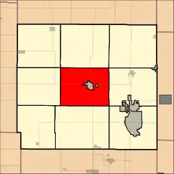 Location in Crawford County