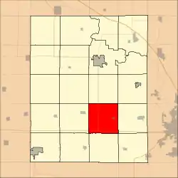Location in Benton County