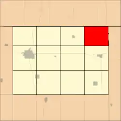 Location in Emmet County