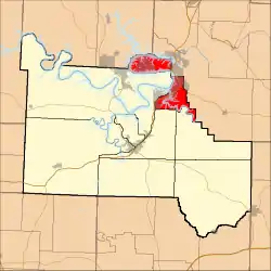 Location in Camden County