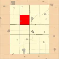 Location in Fayette County