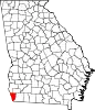 State map highlighting Seminole County
