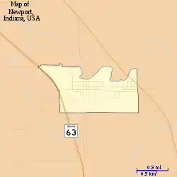 Map of Newport
