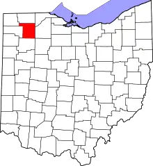 State map highlighting Henry County