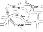 Map of Peake's Dairy Farm. Attribution: Morris Moorhouse