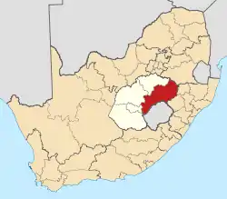 Thabo Mofutsanyana District within South Africa
