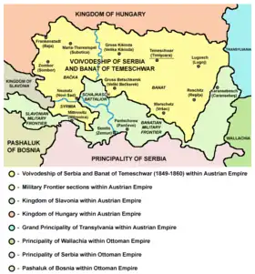 Voivodeship of Serbia and Temes Banat (1849–1860)