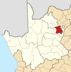 Location in the Northern Cape