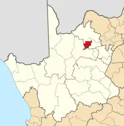 Location in the Northern Cape