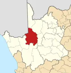 Location in the Northern Cape