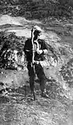 Young Albanian in the upper Reka valley near Debar.