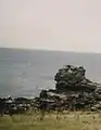 Rock indicating the southernmost point of Korea